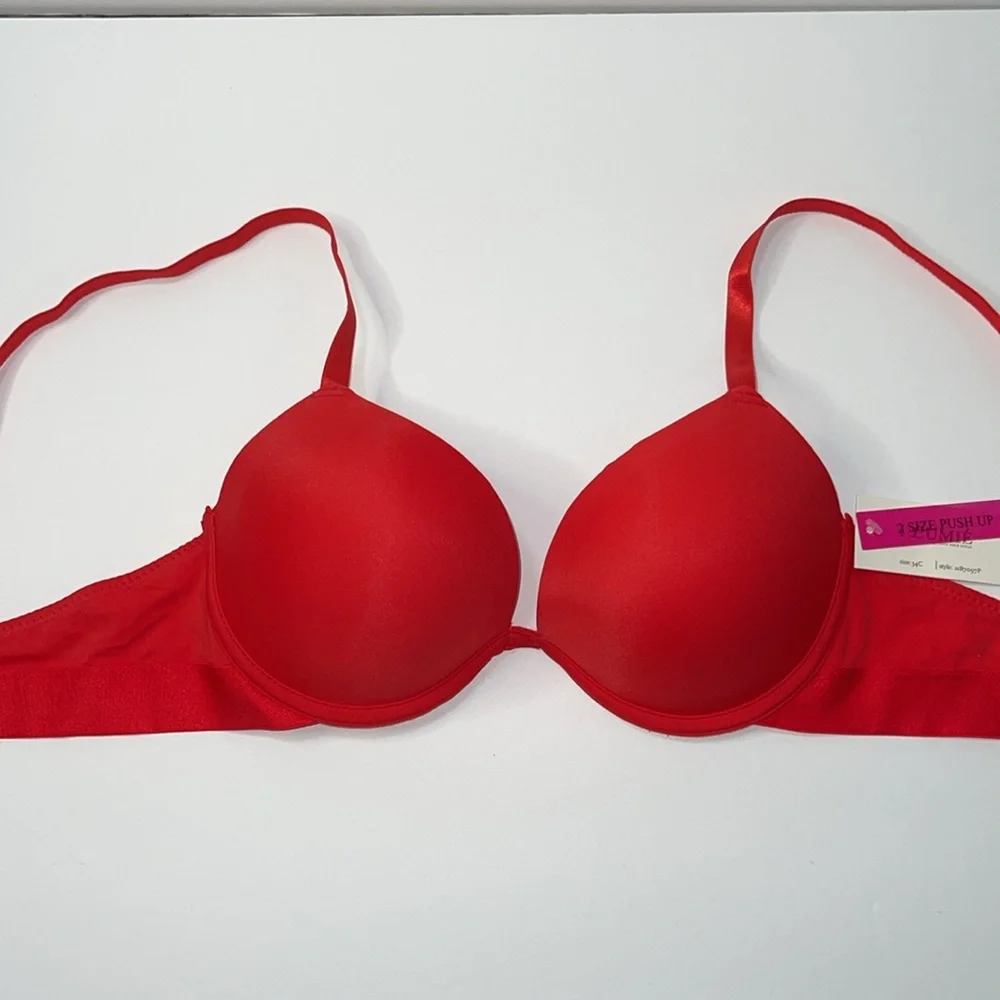 Super Push Up Extreme Padded Maximum Lift Add 2 Cup Size Bombshell Bra. NWT